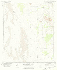 Bitter Well Mountain NW Texas Historical topographic map, 1:24000 scale, 7.5 X 7.5 Minute, Year 1973