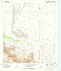 Bitter Well Mountain SW Texas Historical topographic map, 1:24000 scale, 7.5 X 7.5 Minute, Year 1973