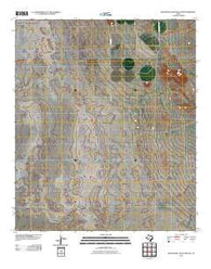 Bitter Well Mountain NW Texas Historical topographic map, 1:24000 scale, 7.5 X 7.5 Minute, Year 2010
