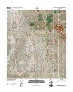 Bitter Well Mountain NW Texas Historical topographic map, 1:24000 scale, 7.5 X 7.5 Minute, Year 2013