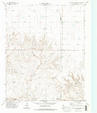Bivins Channing Ranch Texas Historical topographic map, 1:24000 scale, 7.5 X 7.5 Minute, Year 1971