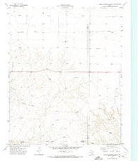 Bivins Channing Ranch Texas Historical topographic map, 1:24000 scale, 7.5 X 7.5 Minute, Year 1971