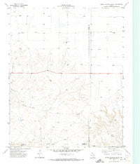 Bivins Channing Ranch Texas Historical topographic map, 1:24000 scale, 7.5 X 7.5 Minute, Year 1971