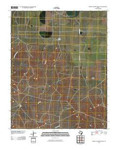 Bivins Channing Ranch Texas Historical topographic map, 1:24000 scale, 7.5 X 7.5 Minute, Year 2010