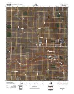 Bivins Lake Texas Historical topographic map, 1:24000 scale, 7.5 X 7.5 Minute, Year 2010