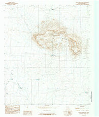 Black Mountains Texas Historical topographic map, 1:24000 scale, 7.5 X 7.5 Minute, Year 1984