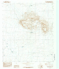 Black Mountains Texas Historical topographic map, 1:24000 scale, 7.5 X 7.5 Minute, Year 1984