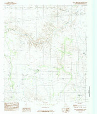 Black Mountains NW Texas Historical topographic map, 1:24000 scale, 7.5 X 7.5 Minute, Year 1984