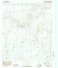 Black Mountains NW Texas Historical topographic map, 1:24000 scale, 7.5 X 7.5 Minute, Year 1984