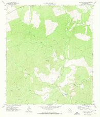 Black Waterhole Texas Historical topographic map, 1:24000 scale, 7.5 X 7.5 Minute, Year 1971