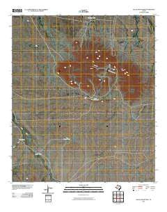 Black Mountains Texas Historical topographic map, 1:24000 scale, 7.5 X 7.5 Minute, Year 2010