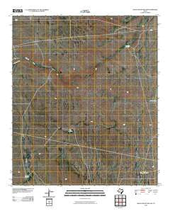 Black Mountains NW Texas Historical topographic map, 1:24000 scale, 7.5 X 7.5 Minute, Year 2010