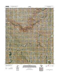 Black Mountains NW Texas Historical topographic map, 1:24000 scale, 7.5 X 7.5 Minute, Year 2012
