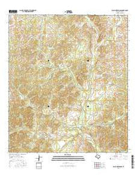 Black Waterhole Texas Current topographic map, 1:24000 scale, 7.5 X 7.5 Minute, Year 2016