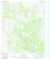 Blackwell NE Texas Historical topographic map, 1:24000 scale, 7.5 X 7.5 Minute, Year 1969