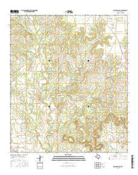 Blackwell NE Texas Current topographic map, 1:24000 scale, 7.5 X 7.5 Minute, Year 2016