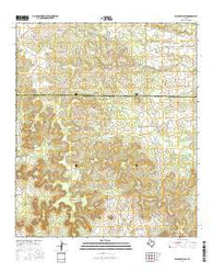 Blackwell SW Texas Current topographic map, 1:24000 scale, 7.5 X 7.5 Minute, Year 2016