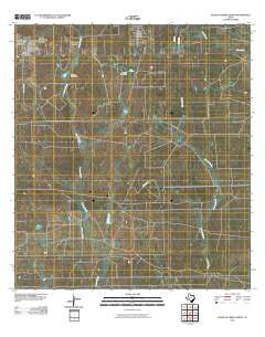 Blancas Creek North Texas Historical topographic map, 1:24000 scale, 7.5 X 7.5 Minute, Year 2010