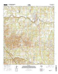 Blanco Texas Current topographic map, 1:24000 scale, 7.5 X 7.5 Minute, Year 2016