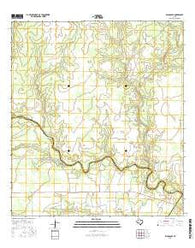 Blanconia Texas Current topographic map, 1:24000 scale, 7.5 X 7.5 Minute, Year 2016