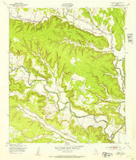 Bland Texas Historical topographic map, 1:24000 scale, 7.5 X 7.5 Minute, Year 1947