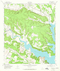 Bland Texas Historical topographic map, 1:24000 scale, 7.5 X 7.5 Minute, Year 1958