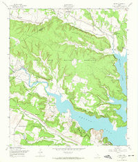Bland Texas Historical topographic map, 1:24000 scale, 7.5 X 7.5 Minute, Year 1958