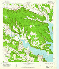 Bland Texas Historical topographic map, 1:24000 scale, 7.5 X 7.5 Minute, Year 1958
