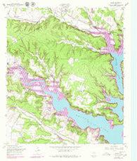 Bland Texas Historical topographic map, 1:24000 scale, 7.5 X 7.5 Minute, Year 1958