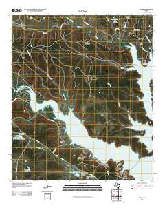 Bland Texas Historical topographic map, 1:24000 scale, 7.5 X 7.5 Minute, Year 2010
