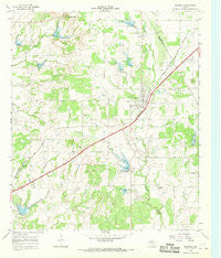 Blanket Texas Historical topographic map, 1:24000 scale, 7.5 X 7.5 Minute, Year 1966