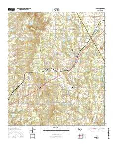 Blanket Texas Current topographic map, 1:24000 scale, 7.5 X 7.5 Minute, Year 2016