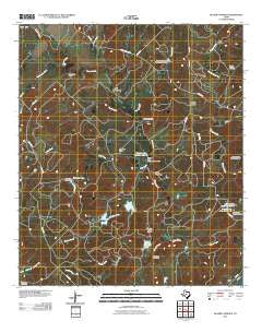 Blanket Springs Texas Historical topographic map, 1:24000 scale, 7.5 X 7.5 Minute, Year 2010