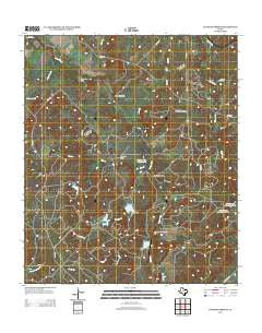 Blanket Springs Texas Historical topographic map, 1:24000 scale, 7.5 X 7.5 Minute, Year 2012