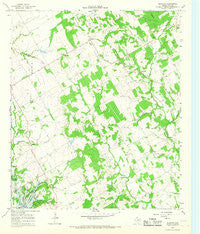 Blanton Texas Historical topographic map, 1:24000 scale, 7.5 X 7.5 Minute, Year 1966