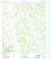 Blanton Texas Historical topographic map, 1:24000 scale, 7.5 X 7.5 Minute, Year 1966