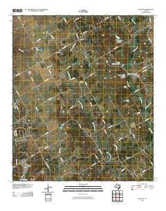 Blanton Texas Historical topographic map, 1:24000 scale, 7.5 X 7.5 Minute, Year 2010