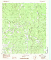 Bleakwood Texas Historical topographic map, 1:24000 scale, 7.5 X 7.5 Minute, Year 1984