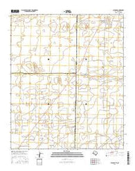 Bledsoe Texas Current topographic map, 1:24000 scale, 7.5 X 7.5 Minute, Year 2016
