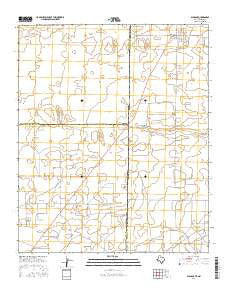 Bledsoe Texas Current topographic map, 1:24000 scale, 7.5 X 7.5 Minute, Year 2016