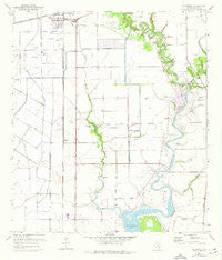 Blessing Texas Historical topographic map, 1:24000 scale, 7.5 X 7.5 Minute, Year 1952