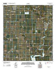 Blessing Texas Historical topographic map, 1:24000 scale, 7.5 X 7.5 Minute, Year 2010