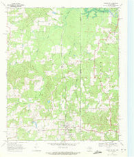 Bloomburg Texas Historical topographic map, 1:24000 scale, 7.5 X 7.5 Minute, Year 1969