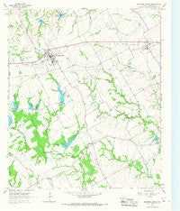 Blooming Grove Texas Historical topographic map, 1:24000 scale, 7.5 X 7.5 Minute, Year 1965