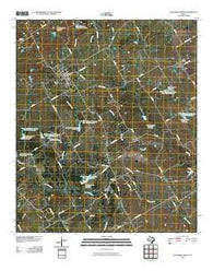 Blooming Grove Texas Historical topographic map, 1:24000 scale, 7.5 X 7.5 Minute, Year 2010