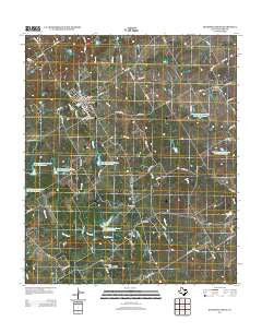 Blooming Grove Texas Historical topographic map, 1:24000 scale, 7.5 X 7.5 Minute, Year 2012