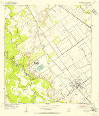 Bloomington Texas Historical topographic map, 1:24000 scale, 7.5 X 7.5 Minute, Year 1951