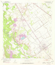 Bloomington Texas Historical topographic map, 1:24000 scale, 7.5 X 7.5 Minute, Year 1951
