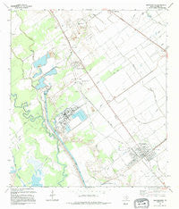Bloomington Texas Historical topographic map, 1:24000 scale, 7.5 X 7.5 Minute, Year 1995