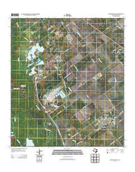 Bloomington Texas Historical topographic map, 1:24000 scale, 7.5 X 7.5 Minute, Year 2013